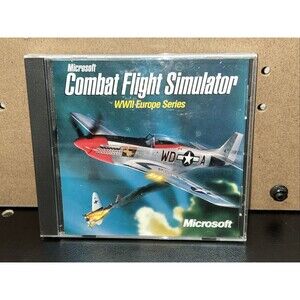 Microsoft Combat Flight Simulator WWII Europe Series, 1998 PC Tested Working!